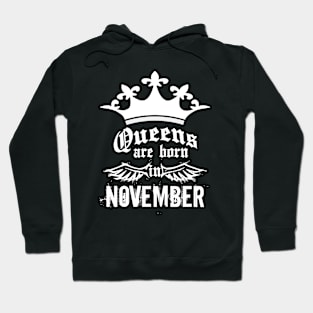 Queens are born in November Hoodie